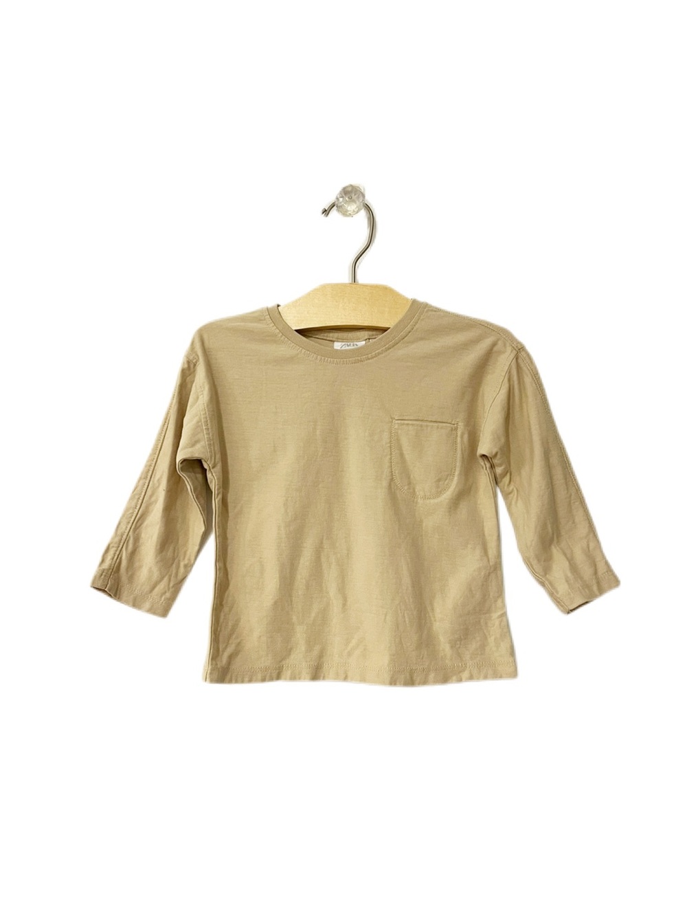 Zara Baby 9-12m Oversized Long Sleeve Pocket Tee